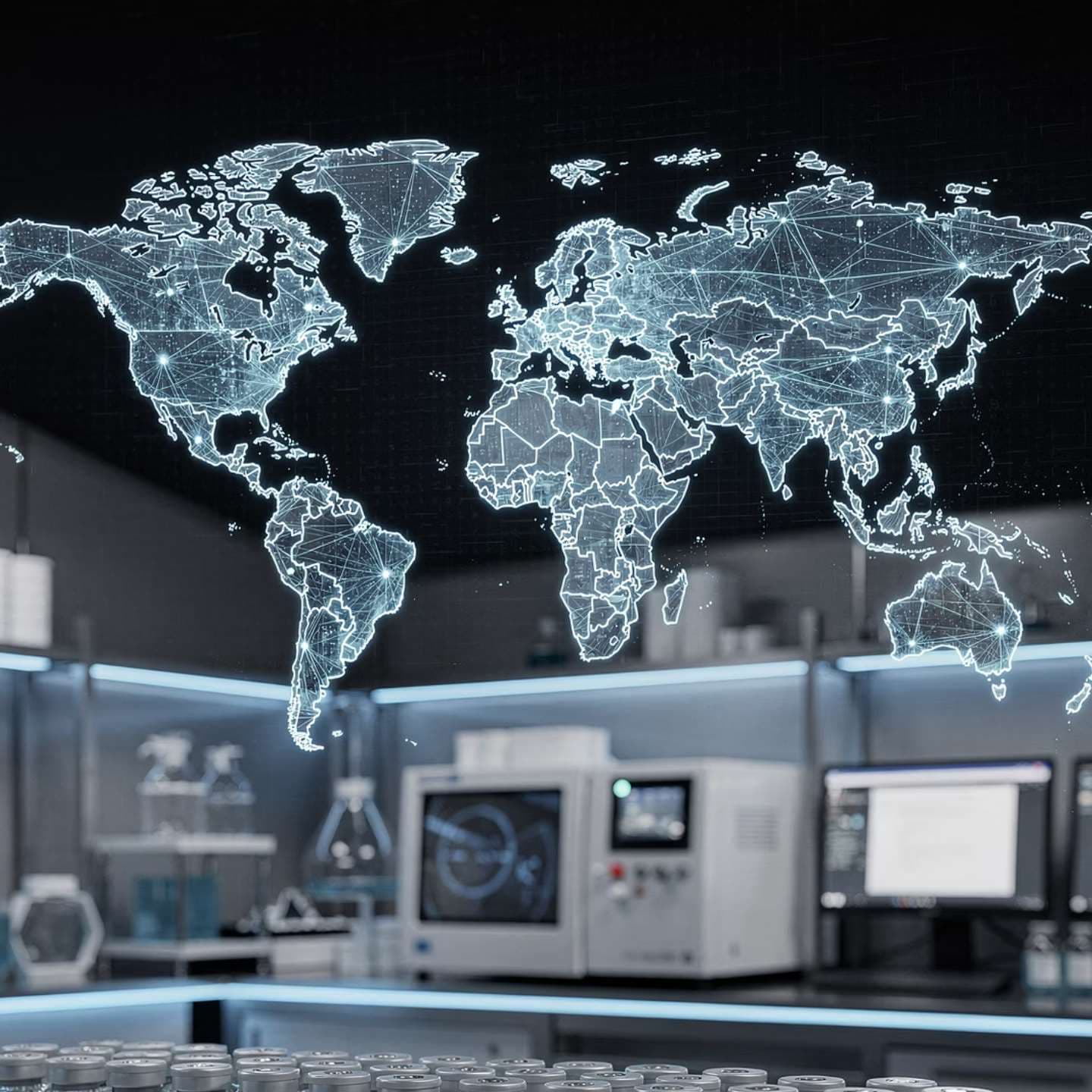 Pharmaceutical laboratory with global supply network